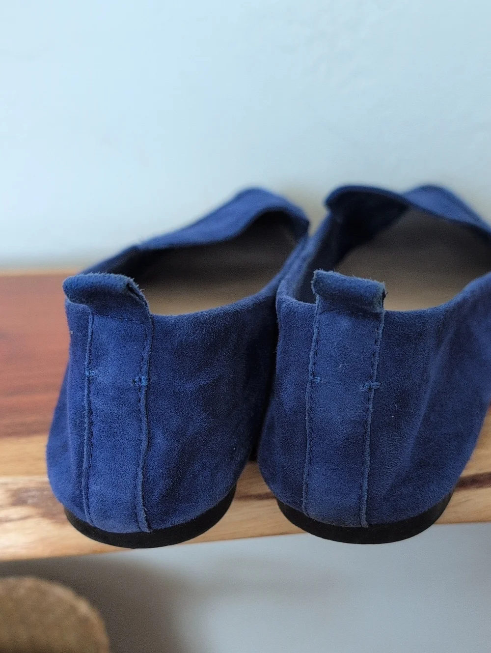Aldo Blue Suede Loafers Size 7